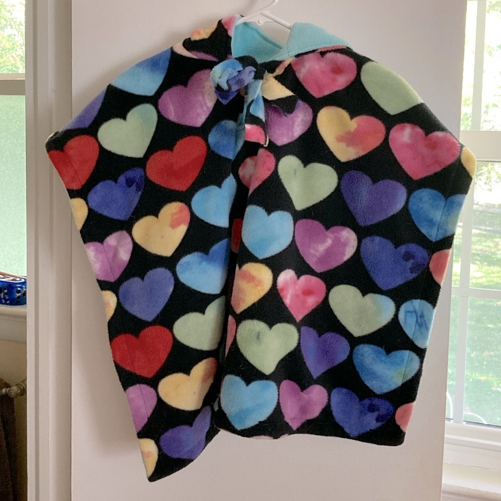 Fleece poncho
